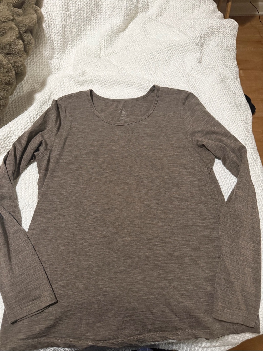 Woolx Remi Long Sleeve Size Large Merino Wool Blend
